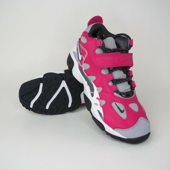 Nike Turf Raider PS Girls Shoes Pink Grey - Picture 9 of 11